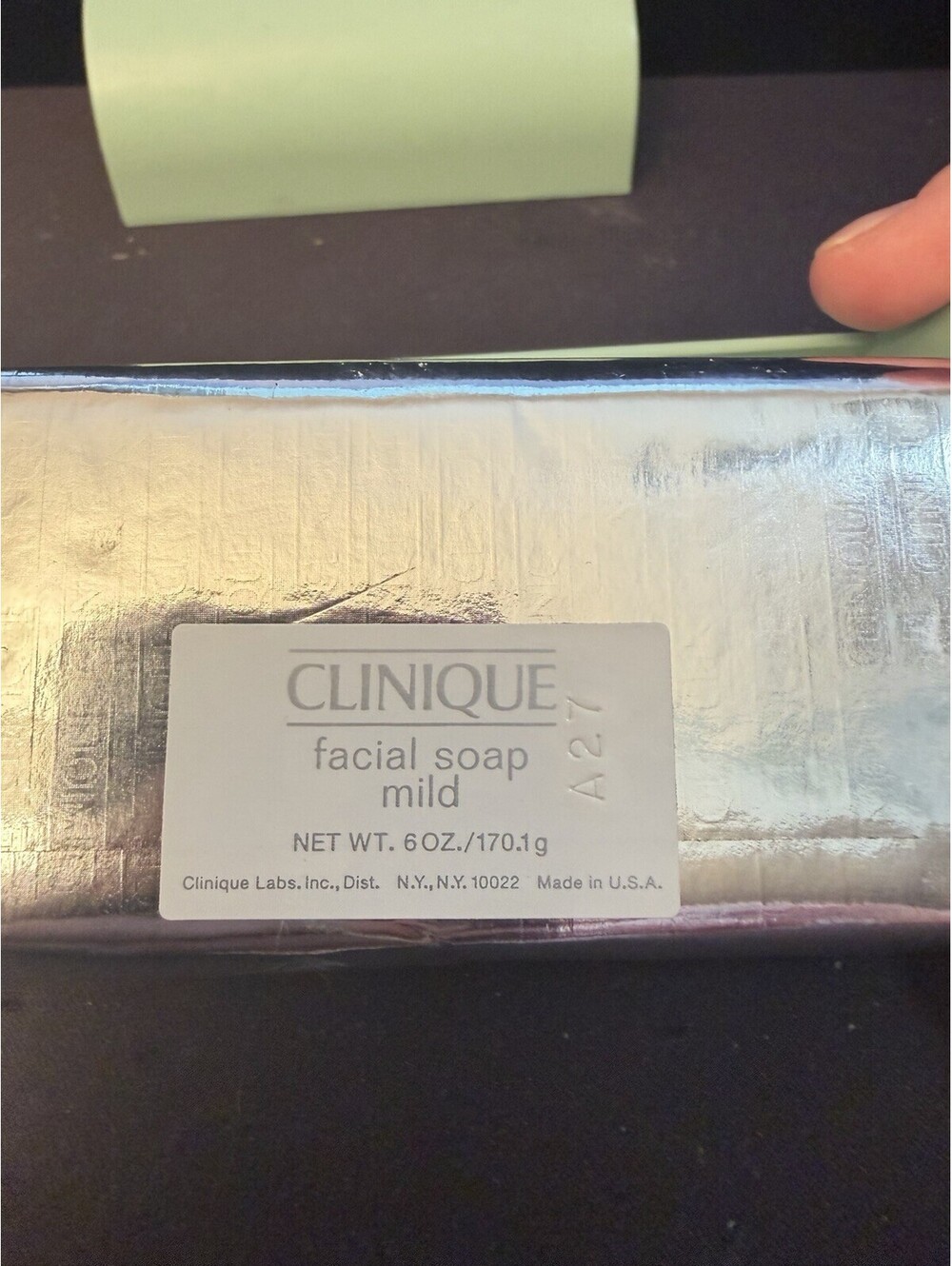 CLINIQUE Facial Soap Mild Bar 1.5 oz with Dish Discontinued Sealed - Picture 4 of 5